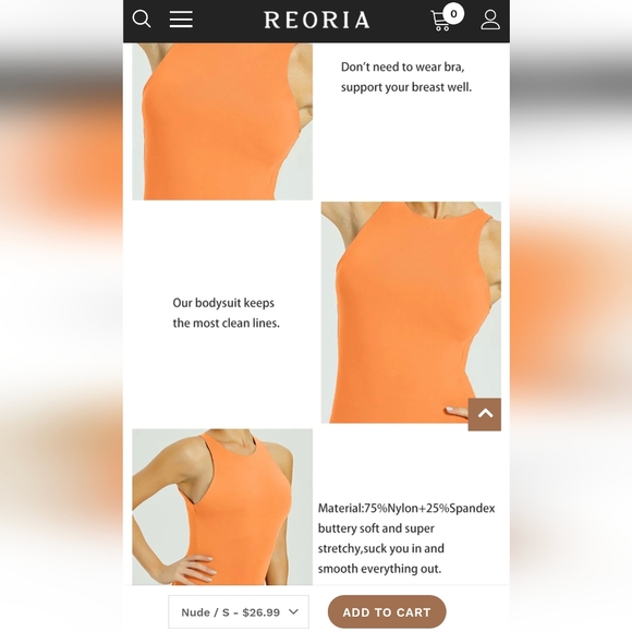 REORIA body suit - Picture 8 of 8